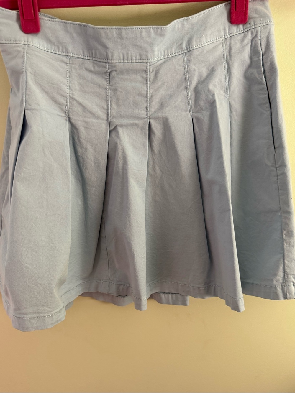 American Eagle Women’s Light Blue Pleated Skirt 6